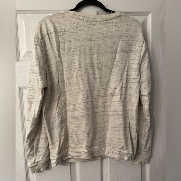 FOREVER 21 M Heathered Ivory Gray Sweatshirt Paris Please Graphic - Picture 10 of 13